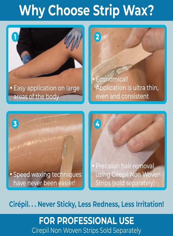 Cirepil - Cristal Ocean - 400g / 14.11 oz Wax Tin - Unscented - Ultra-Fluid Gel Texture - Perfect for Large Body Areas & Sensitive Skins - Rosin & Beeswax Free - Strips Needed - Image 3