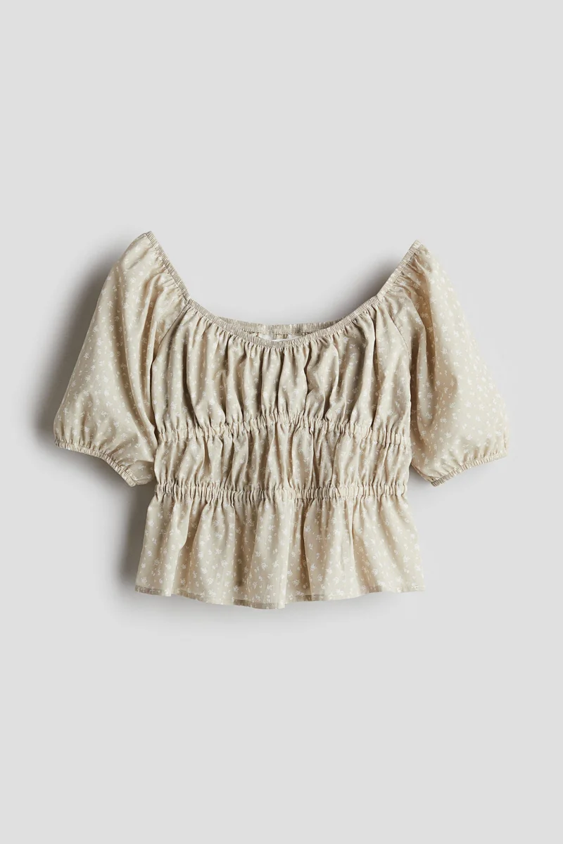 H&M Peplum Cotton Blouse