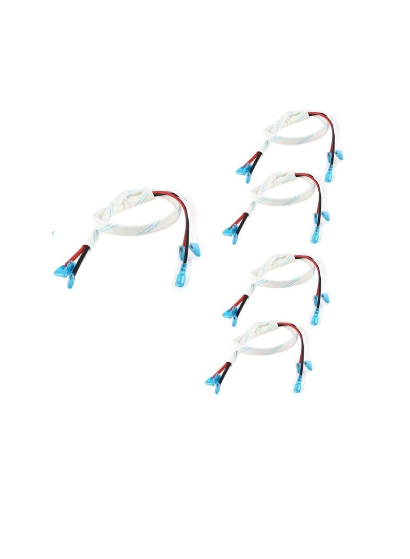 Three Pole Lead Wire Cable with End Collectors Hermetic Heat Resistant Shielded for Air Conditioning Compressor Motor 30 Inch (Pack of 5) - Image 3