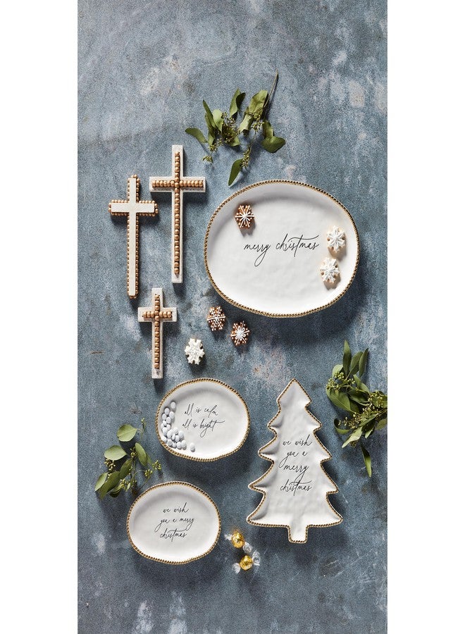 Mud Pie Sentiment Plates, We Wish, 6 1/2" x 10" - Image 2