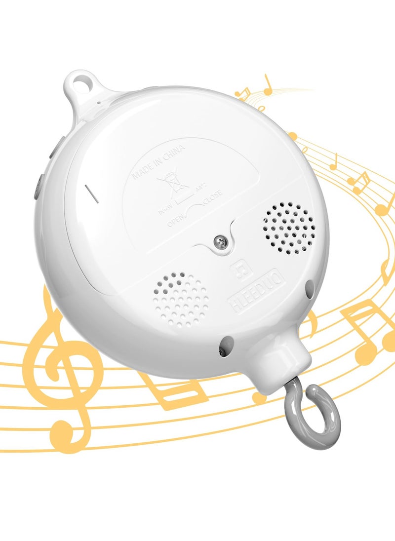 Daytoyz - Crib Mobile Motor, Baby Music Box Spinner with 3 Modes（Spin Only, Music Only, Spin & Music 0-100 Volume Control,35 Lullabies,Portable Sound Machine,Auto-Off 30 Minutes, Battery Operated - Image 1