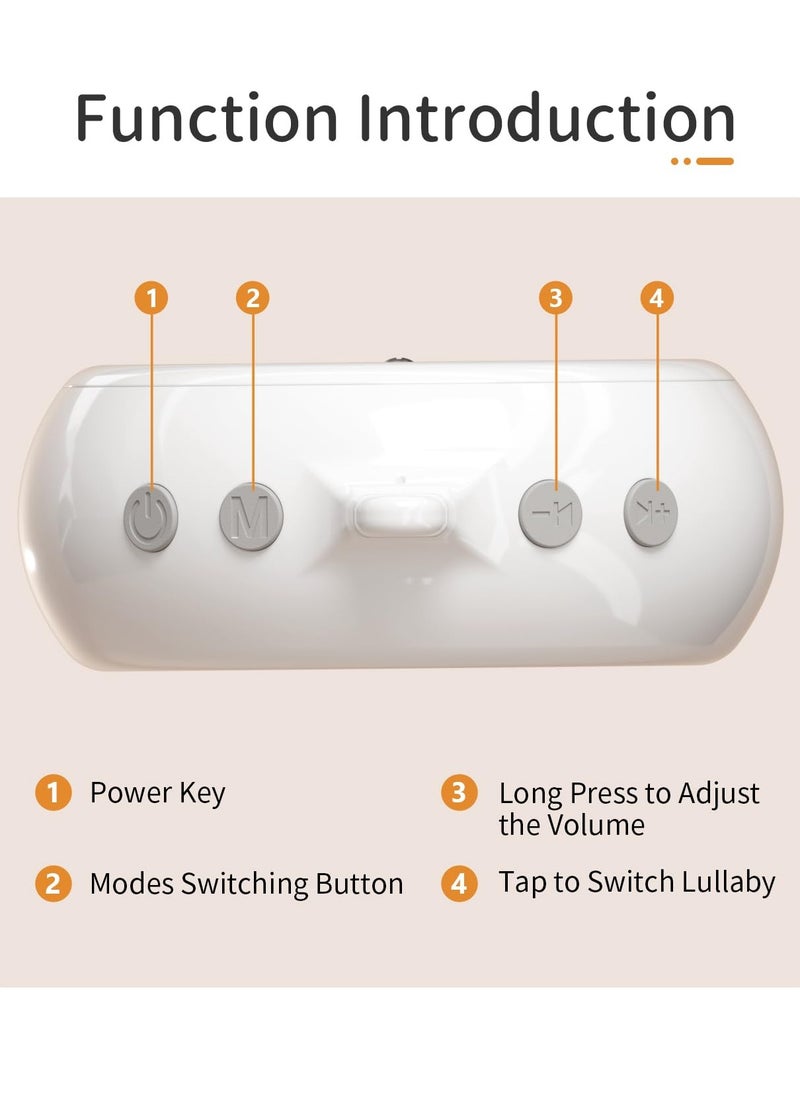 Daytoyz - Crib Mobile Motor, Baby Music Box Spinner with 3 Modes（Spin Only, Music Only, Spin & Music 0-100 Volume Control,35 Lullabies,Portable Sound Machine,Auto-Off 30 Minutes, Battery Operated - Image 1