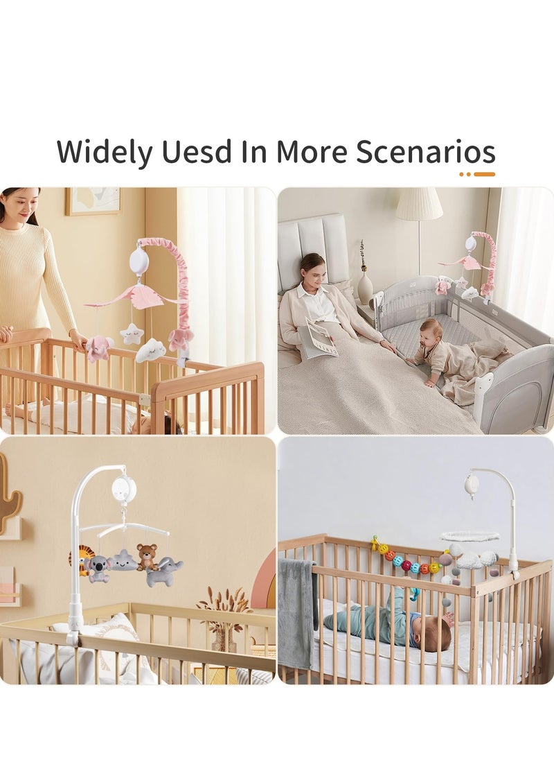 Daytoyz - Crib Mobile Motor, Baby Music Box Spinner with 3 Modes（Spin Only, Music Only, Spin & Music 0-100 Volume Control,35 Lullabies,Portable Sound Machine,Auto-Off 30 Minutes, Battery Operated - Image 1