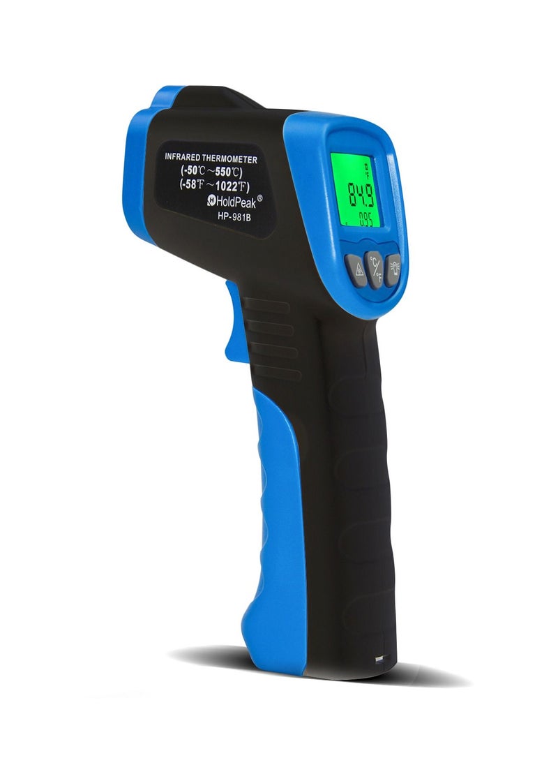 HoldPeak - Infrared Thermometer HP-981B Non-Contact Digital Temperature Gun Measure Range -58 to 842℉ (-50 to 450℃) Instant-Read Emissivity 0.95(Fixed) NOT for Human - Image 1