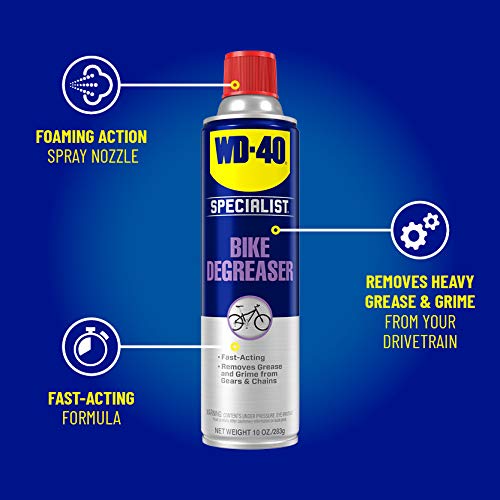 WD-40 زيت تشحيم سلسلة الدراجات لجميع الظروف من WD-40 ومنظف / مزيل شحوم السلسلة - Image 3