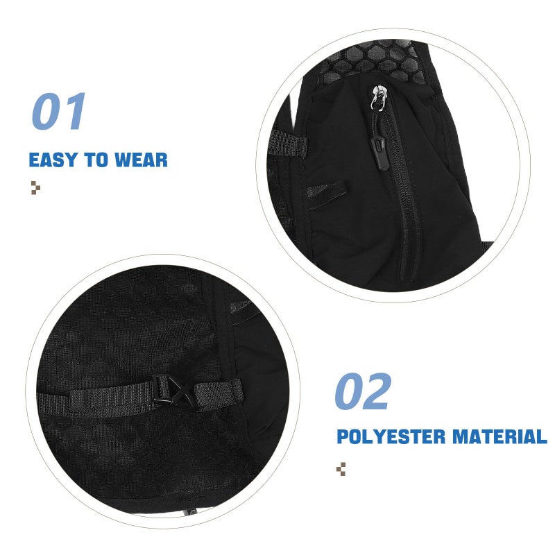 Lightweight Hydration Pack Backpack For Running Hiking Cycling 2L Water Bladder - Image 4