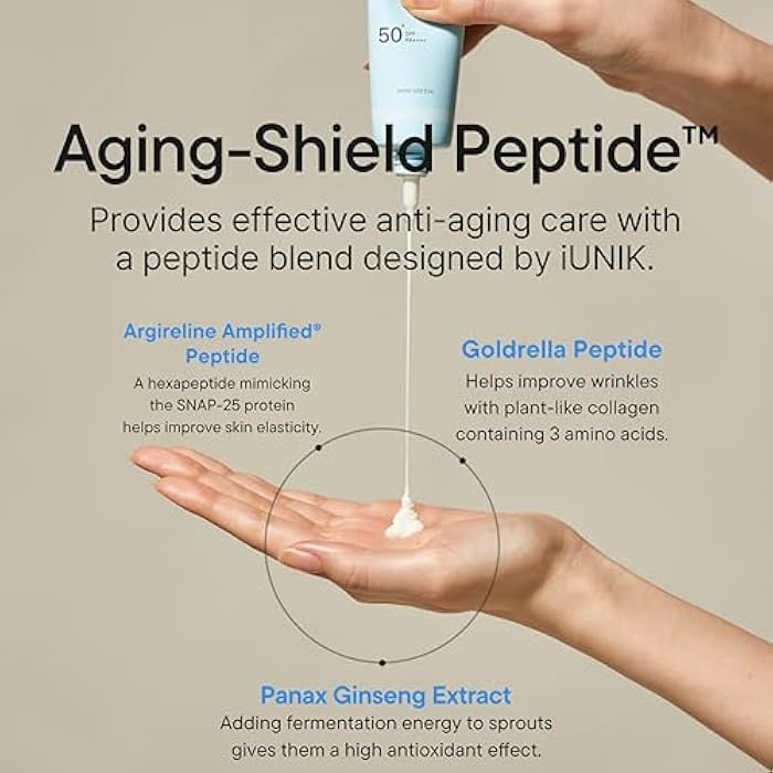 iUNIK كريم واقي شمس يومي مات ومضاد للبقع البيضاء من IUNIK مع حواجز مائية من بيتا-غلوكان SPF 50+ PA++++ نباتي لرفع وترطيب البشرة الجافة والدهنية والحساسة للعناية بالبشرة الكورية - Image 5