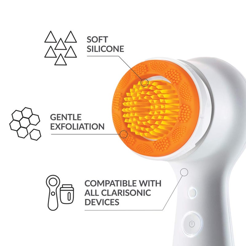 Clarisonic رأس فرشاة التنظيف المقشر الصوتي من كلاريسونيك | فرشاة تقشير لطيفة لتفتيح البشرة | مناسبة للبشرة الحساسة - Image 3