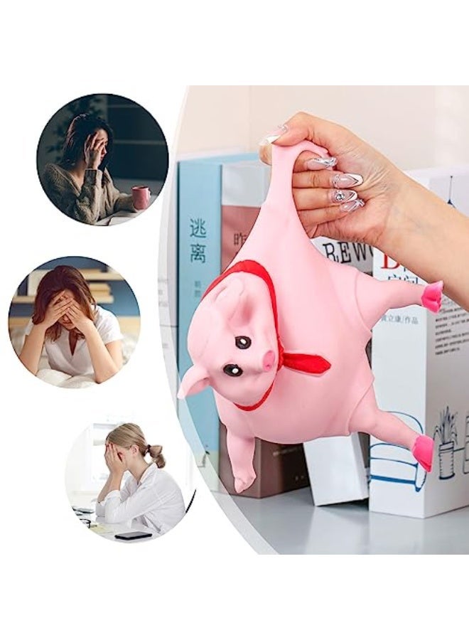 Stress Relief Toy, Stress Balls Squeeze Toy Pig Squeeze Toy, Simulation Funny Anti-Anxiety Pinch Relieve Stress, Stress Relief Toys for Girls Kids and Adults - Image 4