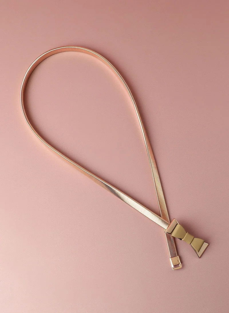 صوص هاوت حزام خصر نسائي ذهبي صلب