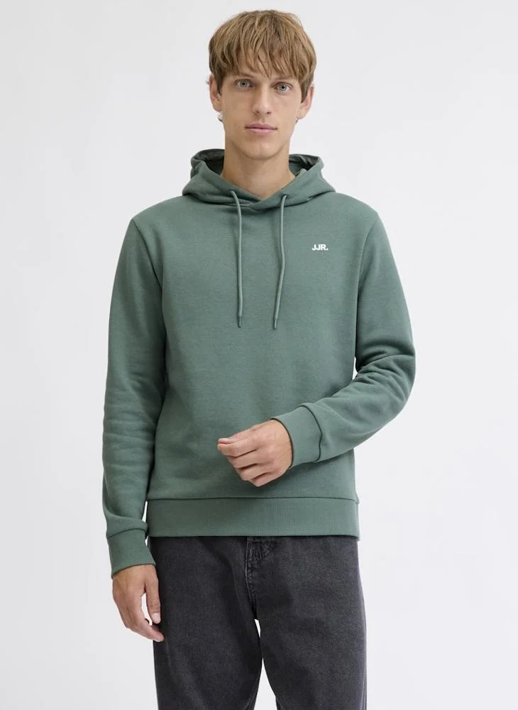 JJ Rebel  Logo Regular Fit Pullover Hoodie for Men | Best Price UAE
