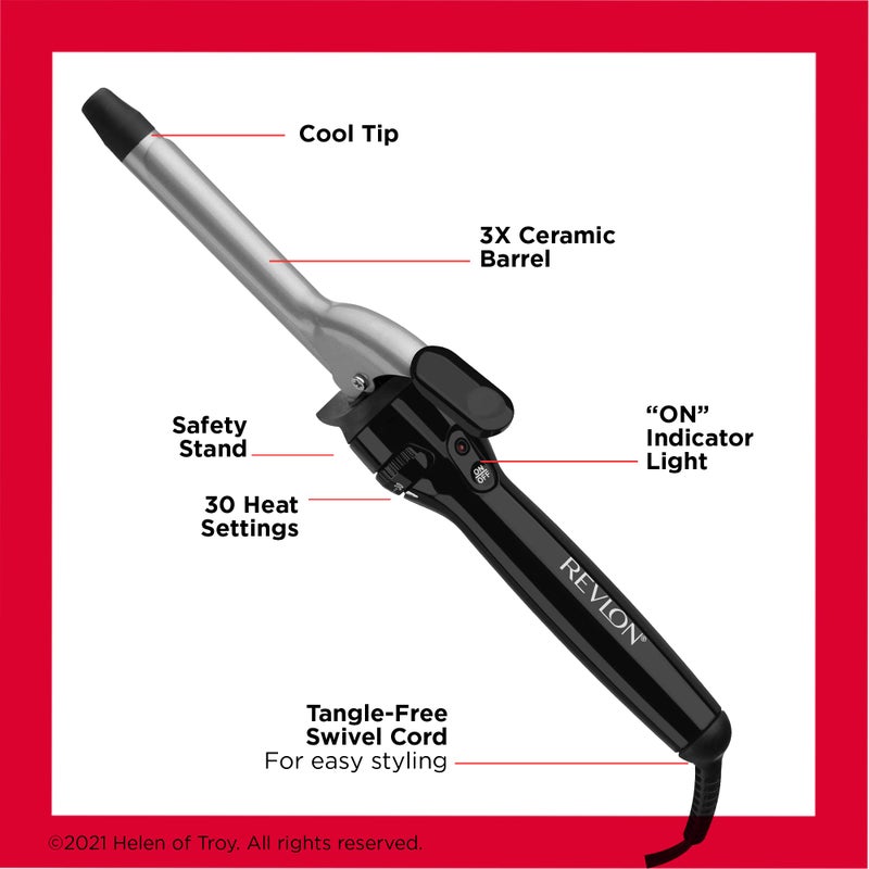 Revlon Perfect Heat Triple Ceramic Curling Iron | For Silky Smooth Tight Curls (3/4 in) - Image 4
