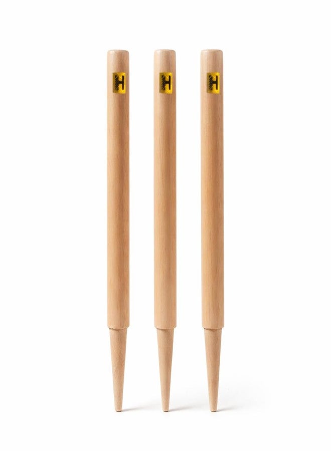 Heega Choice of Champion Heega Miniature Wooden Cricket Stump, Autograph Showpiece Set - 3 Stump (They Can't be Used for Playing Cricket) (12 Inch) - Image 2