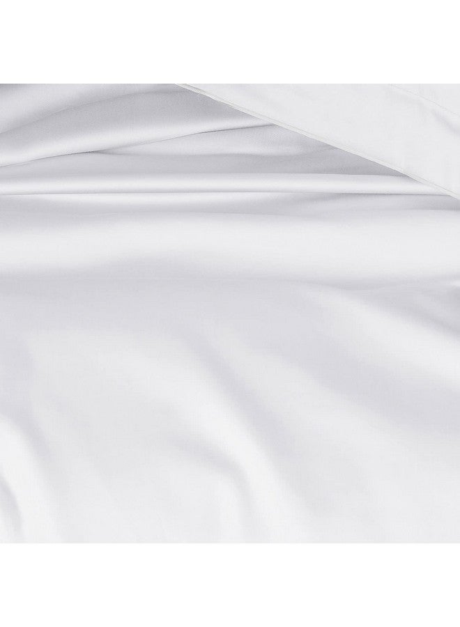 Spread Spain® Italian Cotton 500 Thread Count Single Bed Size Duvet/Quilt Cover, Soft, Breathable and Closure Zipper Duvet Cover (60" x 90" Inch, White) - Image 3