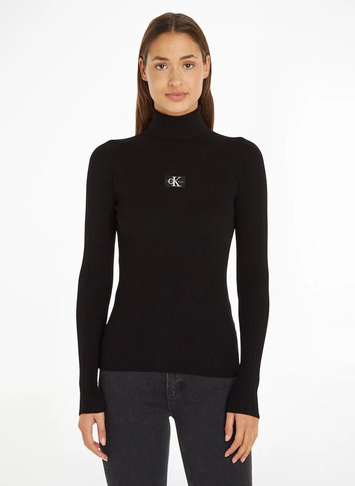 كالفن كلاين جينز Turtle Neck Knitted Sweater