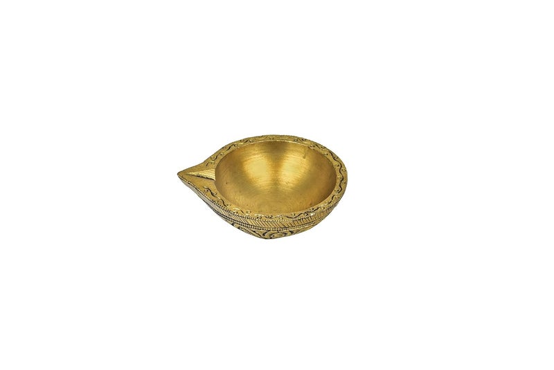 The Advitya The Advitya Brass Diya for PujaPooja DeepakPooja Oil Lamp Gifts Diwali Decoration Items for Home Decor 1 Small Diya 