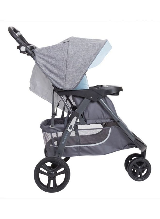 babytrend Skyline 35 Stroller With Car Seat - Starlight Blue/Grey - Image 3