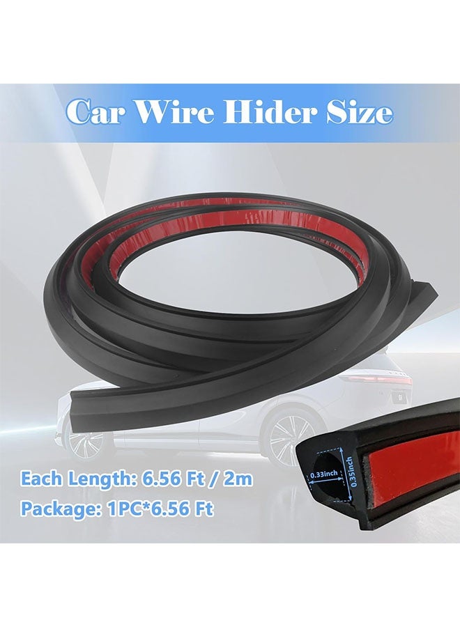 1 PC Car Cable Wire Hider 6.56 Ft Car Windshield Wire Hider Concealed Wire Cover for Car Wires Hide Roof Rack Light Bar - Universal - Image 4