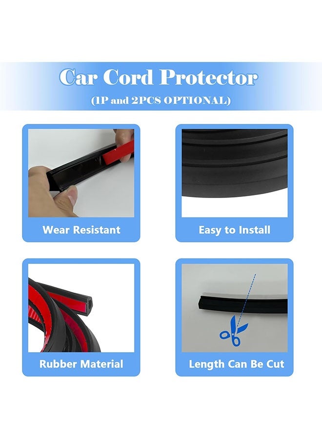 1 PC Car Cable Wire Hider 6.56 Ft Car Windshield Wire Hider Concealed Wire Cover for Car Wires Hide Roof Rack Light Bar - Universal - Image 5