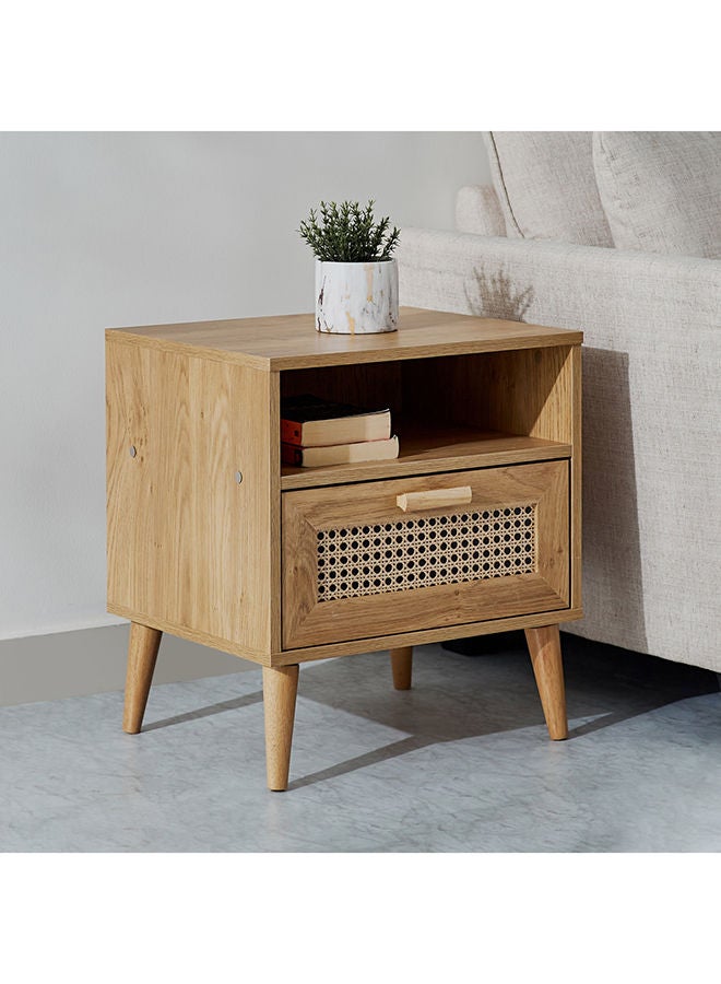 Home Box طاولة نهاية من الروطان نوردية 40x50x55 سم - Image 2