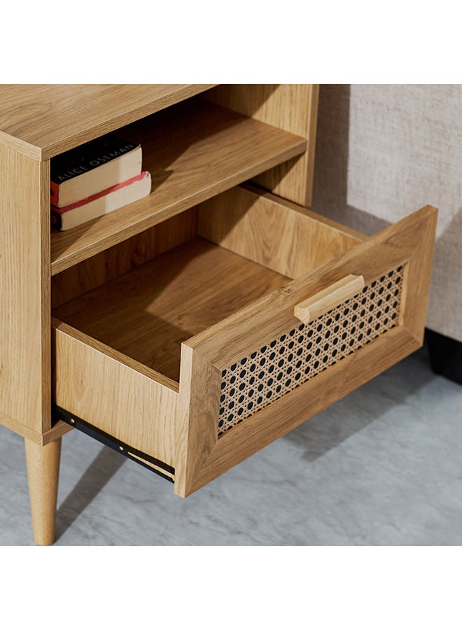 Home Box طاولة نهاية من الروطان نوردية 40x50x55 سم - Image 3