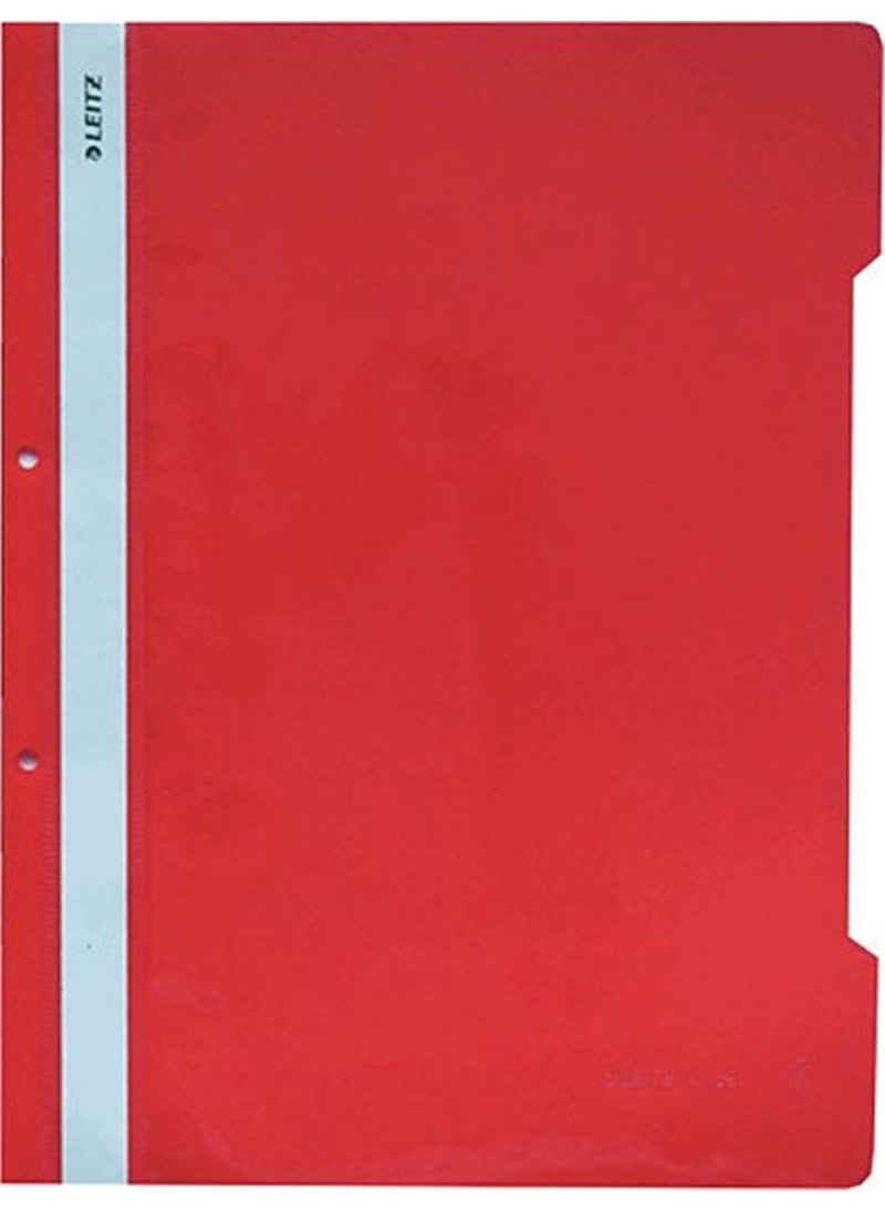 LEITZ 4189 Wire File Plastic 50 Pieces - Red 