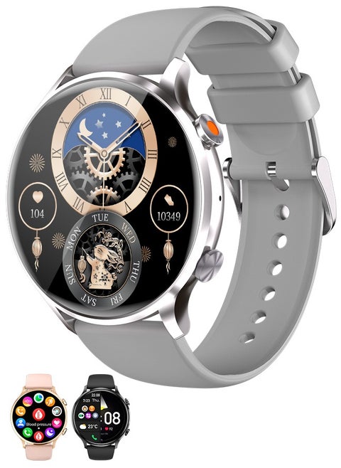 Korean Brand Smart Watch Y5，Business Smartwatch, Waterproof Fitness Watch, Bluetooth Calling, Compatible with Android and iOS,Smartwatch For Men, Zinc Alloy Vacuum Plating, Heart Rate Monitoring