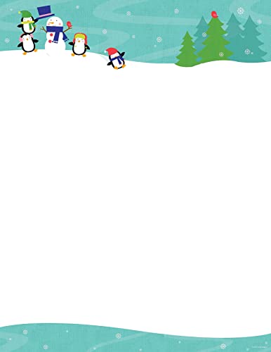 Great Papers! Penguins Playing Letterhead, 80 count, 11" x 8.5" (2014059) - Image 3