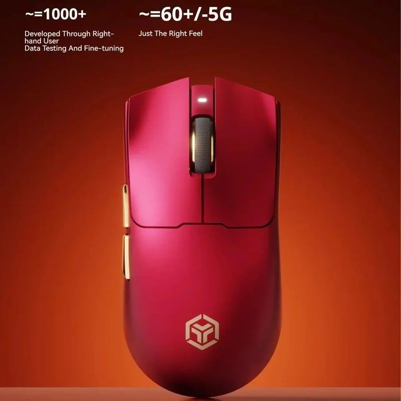 Eweadn S9 V2 Master Dual 8K Wireless Gaming Mouse PAW3955EX 50000DPI 750IPS 60G Ergonomic Low Latency for PC Esports - Image 5
