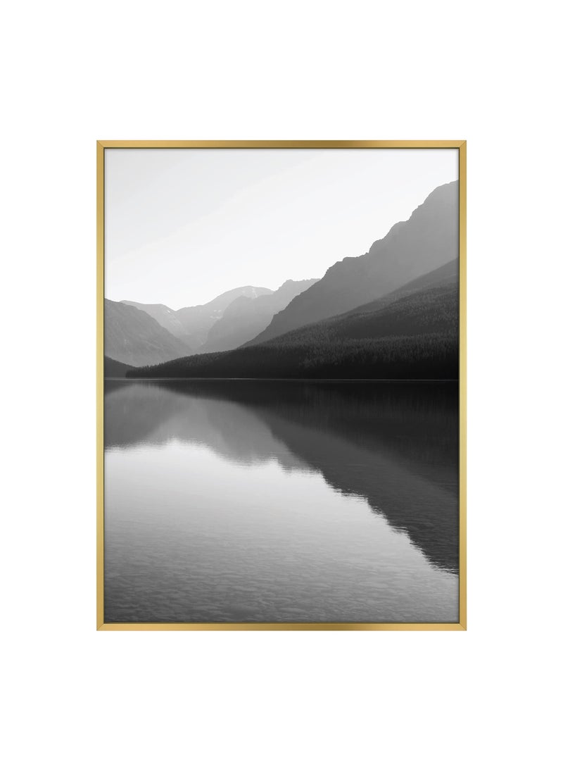 MCS MCS Master  Co Foundry Metal 18x24 Poster Frame Vertical  Horizontal Wall Hanging Large Picture Frame for Photos Posters  Art Prints Brass 1Pack 