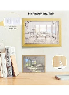 OPULENCE Led Art Painting Elegant Light Glow Wall Art Illuminated Painting Photo Shadow Frame Wall Bedroom Living Room Home Decor Photo Behind Picture  - Image 5