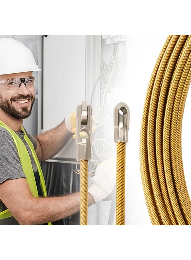 787.4 بوصة جهاز سحب كابل حائطي محمل بنابض عجلة مرنة عالية أداة توجيه الأسلاك - Image 2