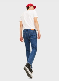 JACK & JONES جينز ججي كلارك ججي إيفان بمتوسطة الغسل بتناسب مستقيم  - Image 4
