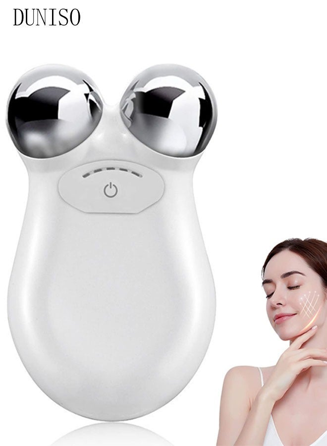 DUNISO Microcurrent Face Device Roller Lift The face and Tighten The Skin USB Mini microcurrent face Lift Skin Tightening Rejuvenation Spa for Facial Wrinkle Remover Toning - Image 1