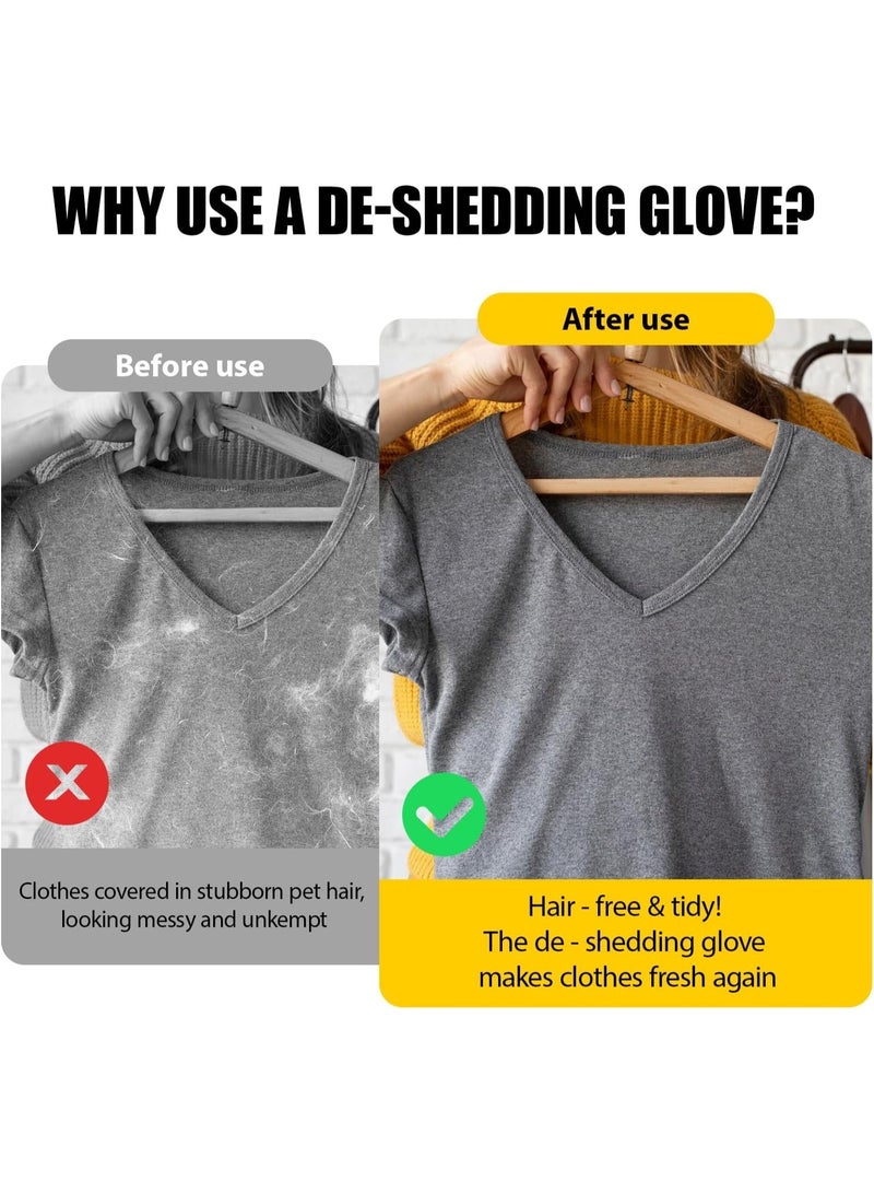 Original Pet Hair Removal Glove – Largest Size in Its Category – Effective Friction Cat & Dog Hair Remover – Washable & Reusable – For Sofa, Carpets, Clothes & Car Seats - Image 4