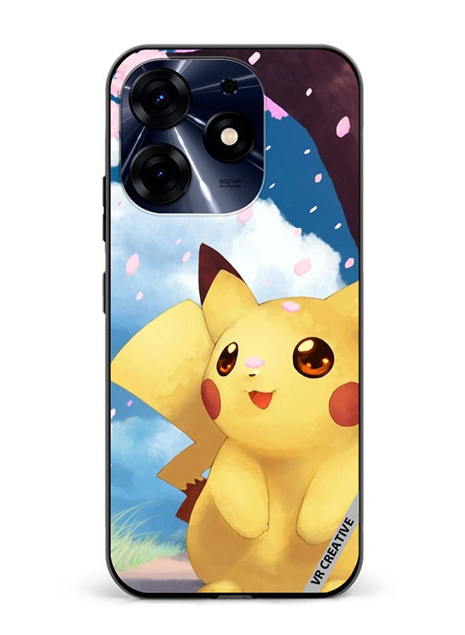VR CREATIVE Protective Case Cover For Tecno Spark 10 Pro Spring Pikachu Design Multicolour - Image 1