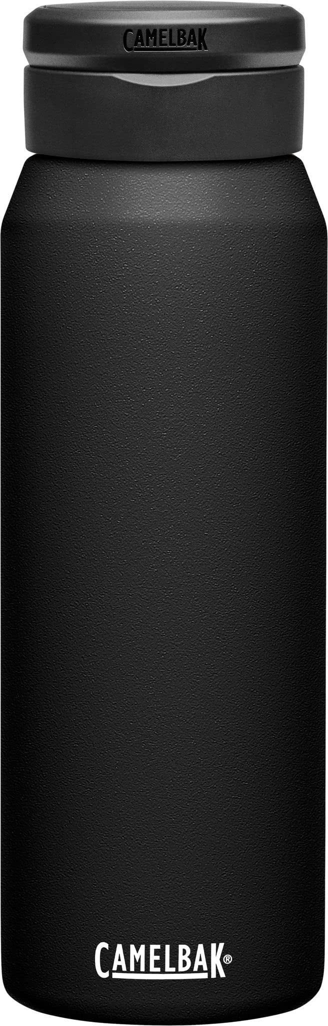 CamelBak Fit Cap Vacuum Stainless Insulated Water Bottle - 32oz, Black - Image 1