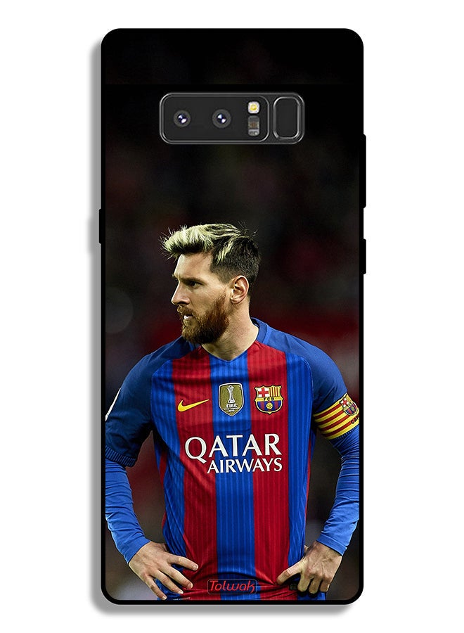 Tolwak Samsung Galaxy Note 8 Protective Case Cover Messi Barcelona - Image 2