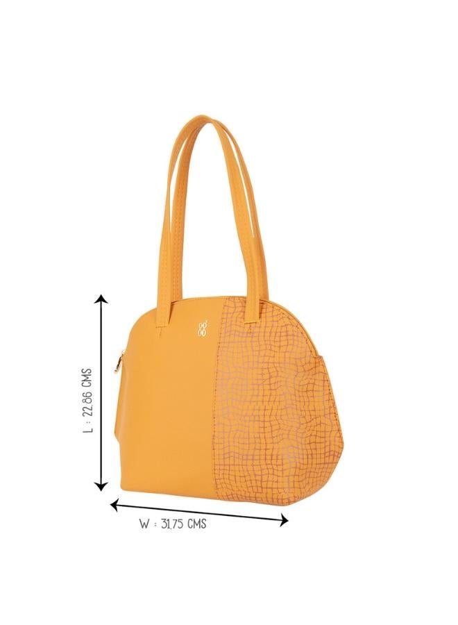 Baggit Women Yellow Bowling Handbag Medium Size | Ladies Stylish Casual Purse Bag - Image 3