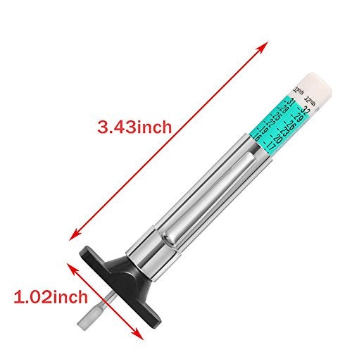 PROND Tire Tread Depth Gauge, Tread Depth Gauge, Tire Gauges, Color Coded Tire Depth Gauge, Tire Tread Gauge, Tire Tread Depth Accurate Measurement Tools by PROND (Green Type - 2PCS) - Image 5