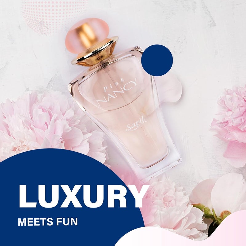 Sapil Nancy Pink Eau De Parfum 50ml - Floral Fresh Fragrance with Freesia and Litchi - Image 3