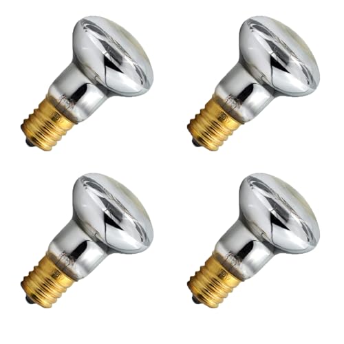Biokany 4 Pack Lava Lamp Bulb 120V R39 E17 30W Reflector Type Bulb,Glitter Lamps Bedroom and Office Replacement Bulbs for Lava Lamps - Image 1