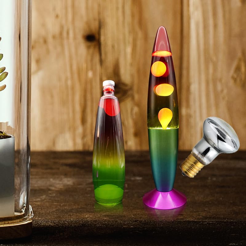 Biokany 4 Pack Lava Lamp Bulb 120V R39 E17 30W Reflector Type Bulb,Glitter Lamps Bedroom and Office Replacement Bulbs for Lava Lamps - Image 3
