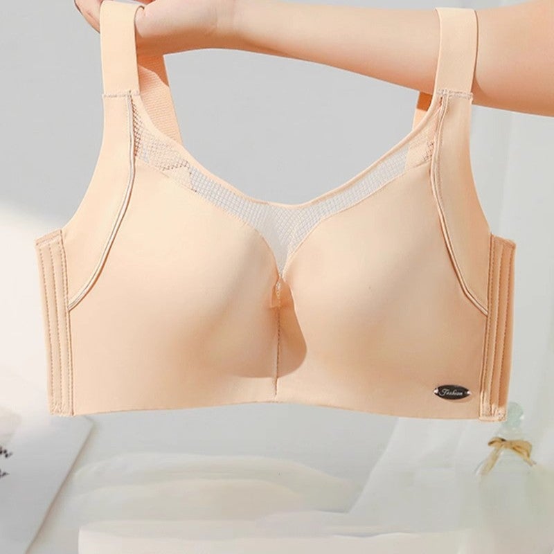 Original Fat Mm95E Full Cup Traceless Underwear Large Chest Small Thin Rimless Breast Anti-Sagging Plus Size - Image 3