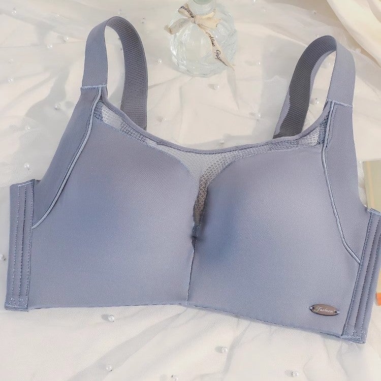 Original Fat Mm95E Full Cup Traceless Underwear Large Chest Small Thin Rimless Breast Anti-Sagging Plus Size - Image 4