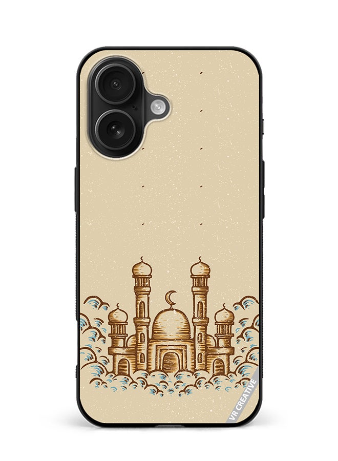 VR CREATIVE Protective Case Cover For Apple iPhone 16 Plus Mosque Design Multicolour