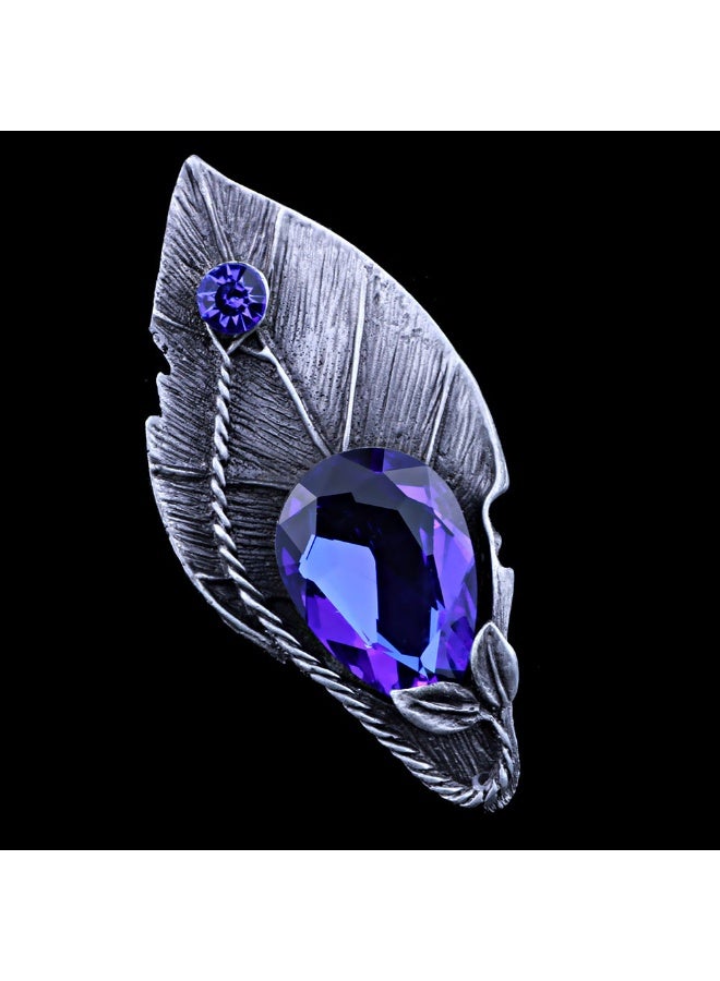 Mark Fairwhale Retro Fashion Antique Silver Metal Brooch