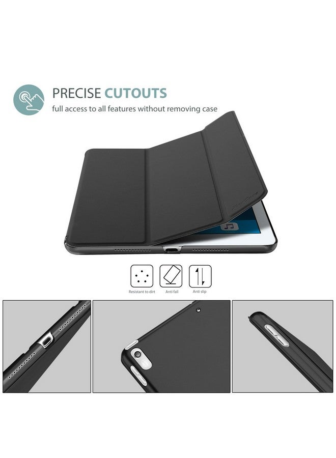 بروكاس جراب ProCase Smart لجهاز iPad Air 10.5 بوصة من الجيل الثالث 2019 / iPad Pro 2017، جراب رفيع مع حامل خلفي شفاف غير لامع لجهاز iPad Air 3 - أسود - Image 3