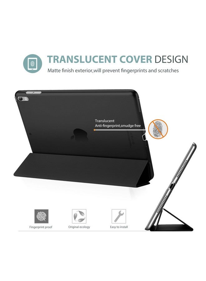 بروكاس جراب ProCase Smart لجهاز iPad Air 10.5 بوصة من الجيل الثالث 2019 / iPad Pro 2017، جراب رفيع مع حامل خلفي شفاف غير لامع لجهاز iPad Air 3 - أسود - Image 4