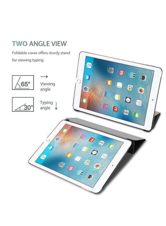 بروكاس جراب ProCase Smart لجهاز iPad Air 10.5 بوصة من الجيل الثالث 2019 / iPad Pro 2017، جراب رفيع مع حامل خلفي شفاف غير لامع لجهاز iPad Air 3 - أسود - Image 5